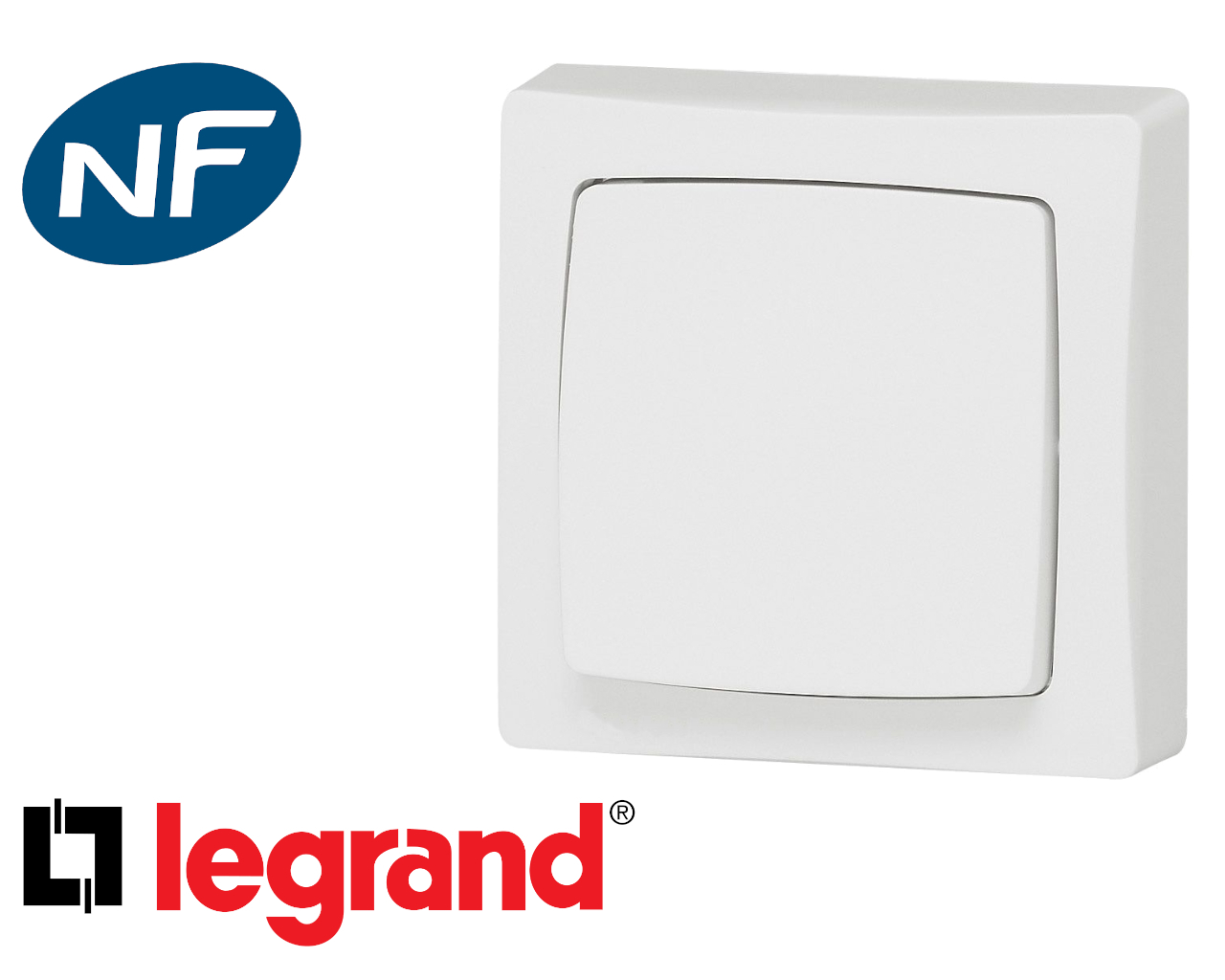 Poussoir simple Legrand Otéo 