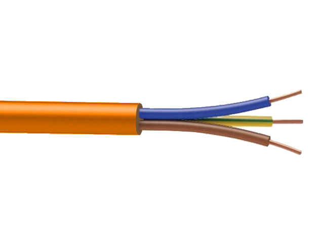 Cable CR1-C1 anti-feu 3G1.5mm² à la coupe (minimum 10m)