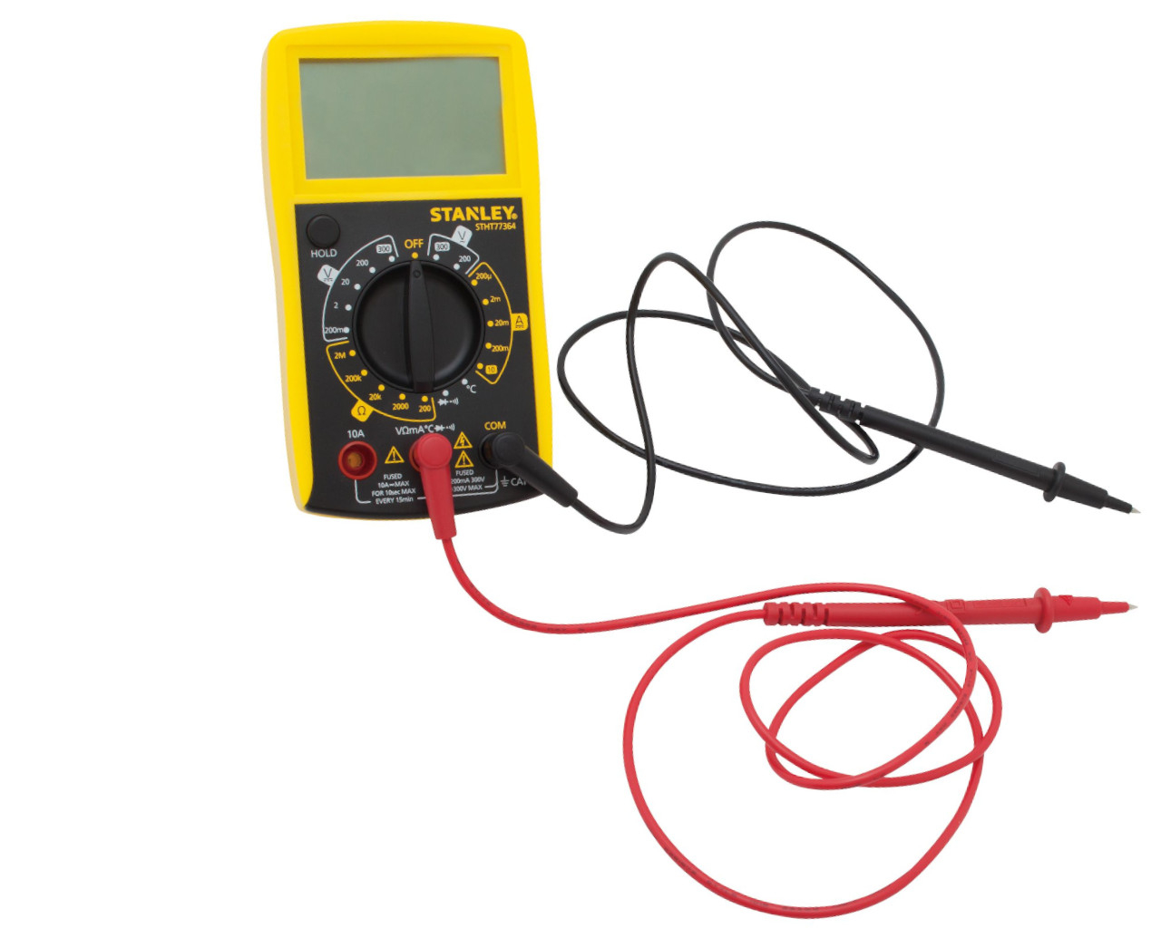 Multimètre numérique STANLEY 300V / 10A avec fonction thermomètre