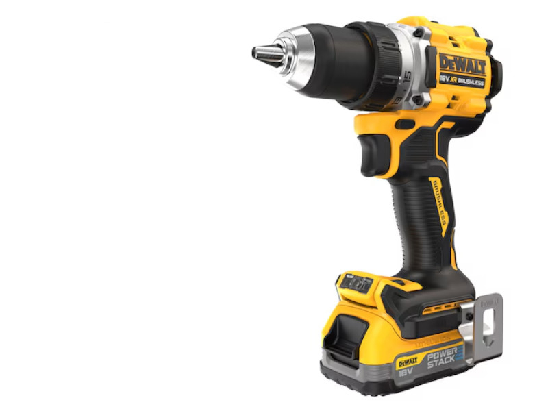 Perceuse visseuse Compacte XR 18V 1.7Ah Li-Ion Brushless POWERSTACK DEWALT