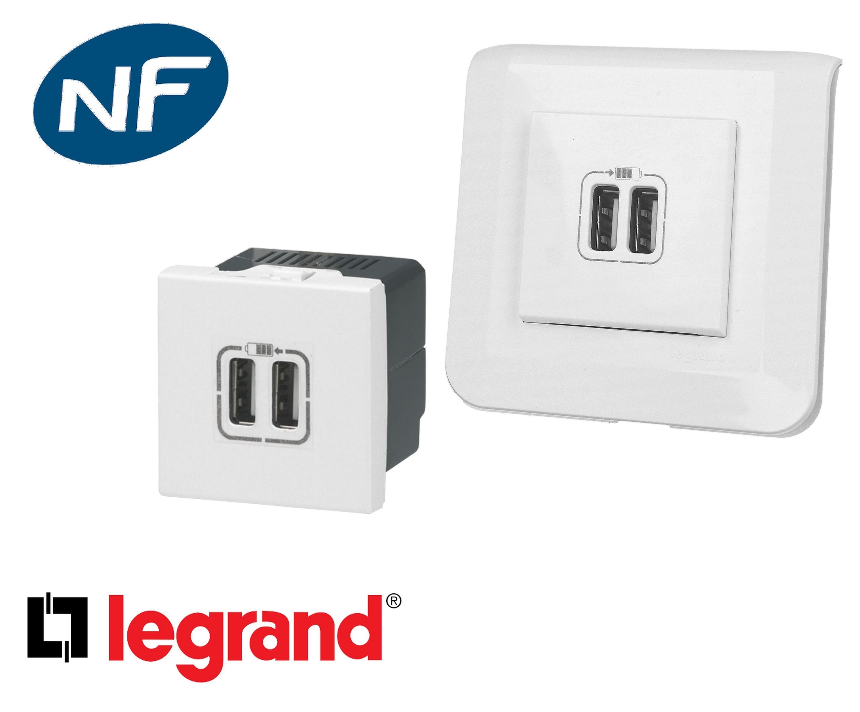 Alimentation USB Legrand Mosaic 