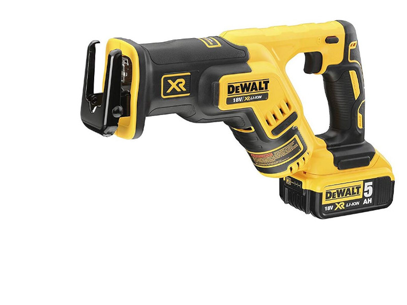 Scie sabre Compacte XR 18V 5Ah Li-Ion Brushless DEWALT