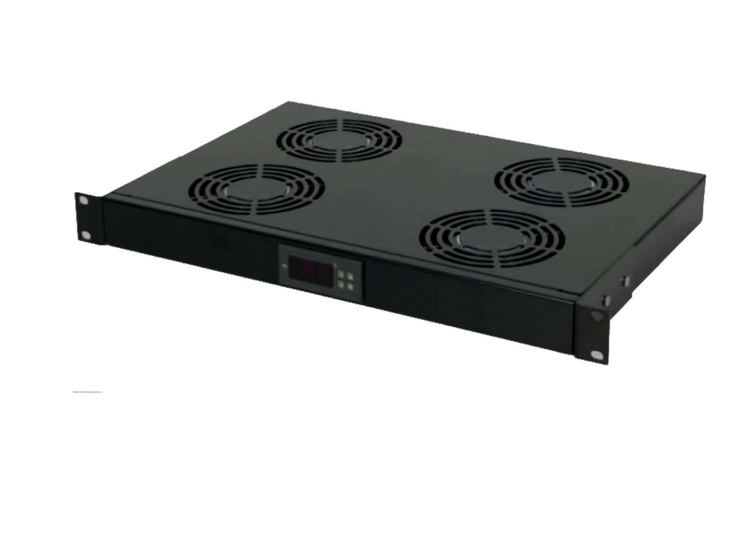 Tiroir ventilé avec 4 ventilateur + thermostat, 1 unité pour coffret et baie 19"