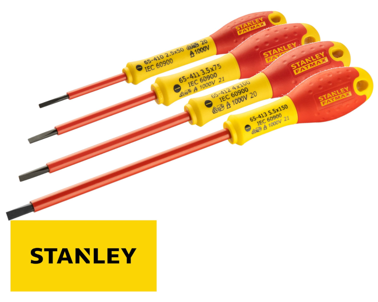 Tournevis plat isolé STANLEY Fatmax