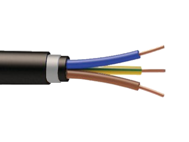 Cable RVFV armé 3G1.5mm² à la coupe (minimum 10m)