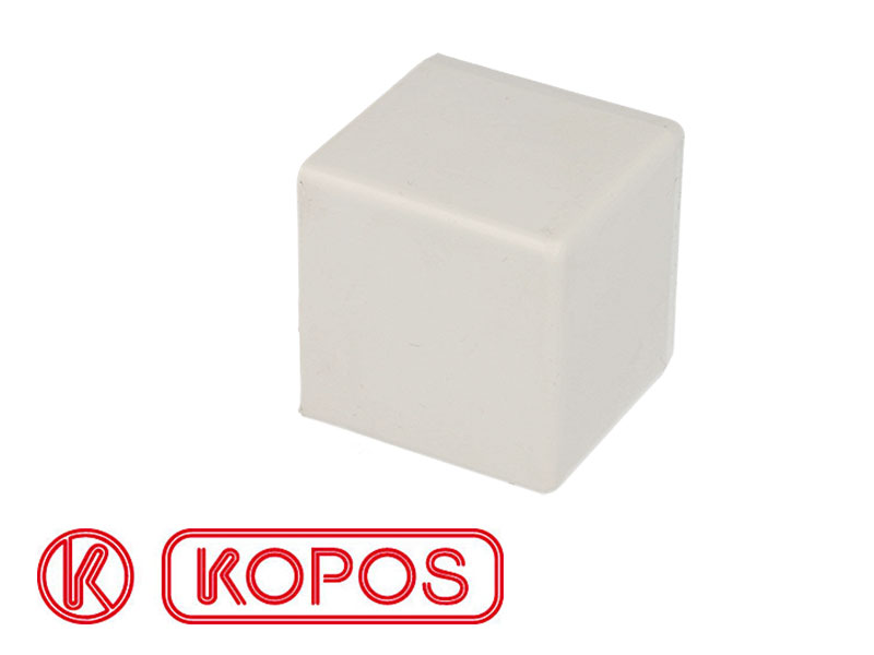 Embout pour goulotte PVC blanc 40 x 40 mm KOPOS