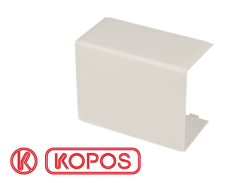 Jonction linéaire pour goulotte PVC blanc 60 x 40 mm KOPOS