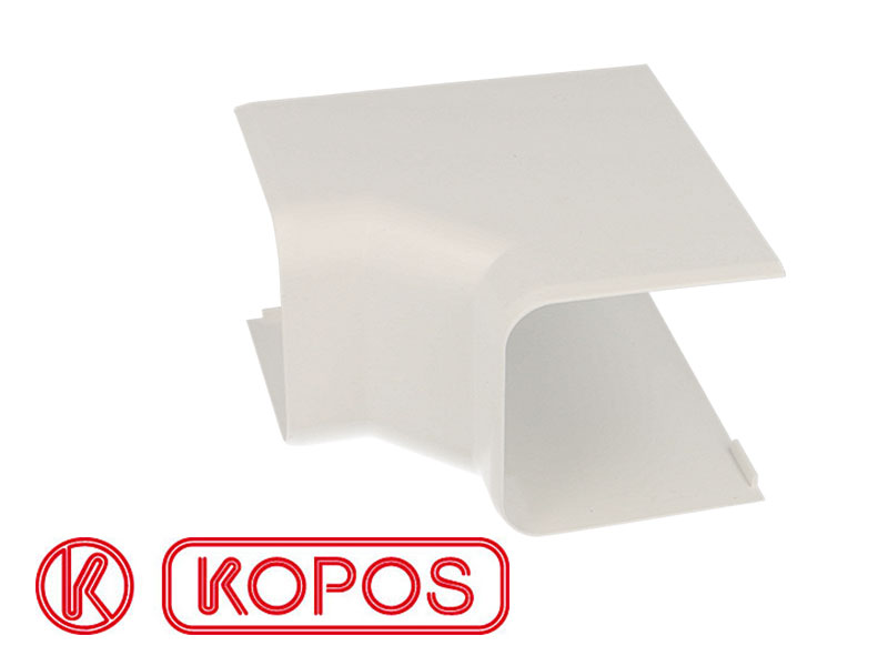 Angle intérieur pour goulotte PVC blanc 60 x 60 mm KOPOS