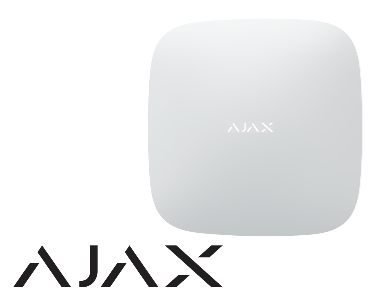 Centrale AJAX HUB2 (GSM + Ethernet) blanche, avec fonction levée de doute