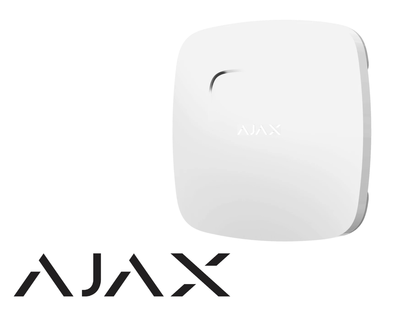 Détecteur de fumée & chaleur sans fil AJAX FireProtect, blanc