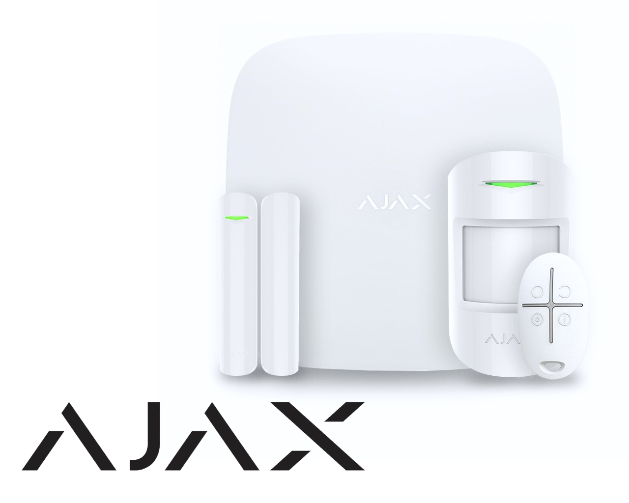 Kit d'alarme AJAX HUB (GSM + Ethernet), blanc