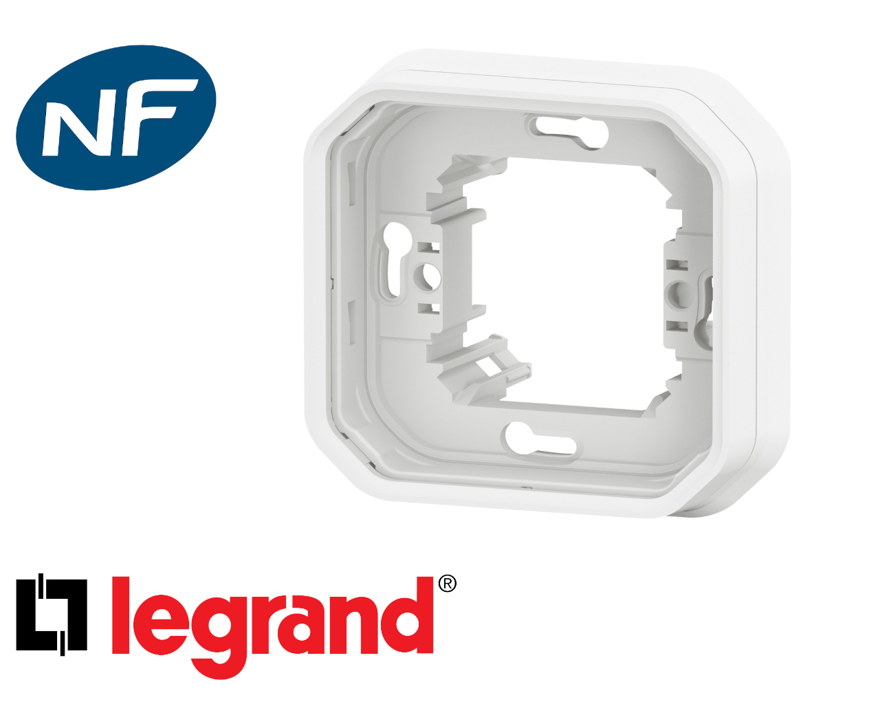 Plaque simple Legrand Plexo™ blanc composable